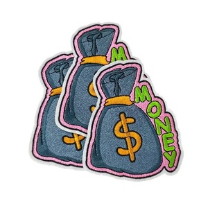 Patchs brodés personnalisés avec logo professionnel 2025, prix de gros, patchs pour vêtements, pour utilisation sur les chapeaux - Product Image 1