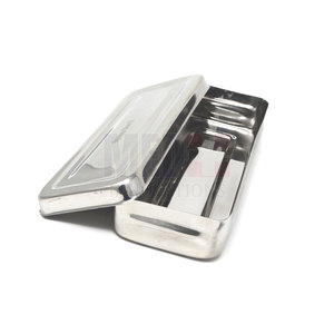 Meilleure vente plateau d'instruments chirurgicaux fabriqué au Pakistan plateau de stérilisation manuelle avec acier et acier inoxydable - Product Image 4