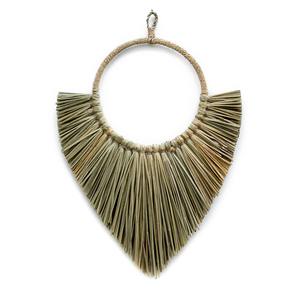 Articles de décoration intérieure à prix compétitif, art mural suspendu en raphia et en herbe de mer, art mural en herbe de mer tressée - Product Image 1