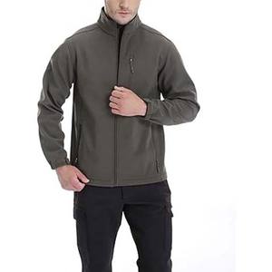 Men's New 2026 Soft <b>Jacket</b> Custom logo Soft Shell Waterproof Windproof Windbreaker Men <b>Fleece</b> <b>Lined</b> Polyester Softshell <b>Jacket</b> - Product Image 4