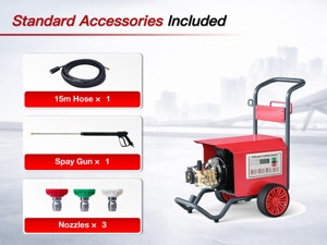 Hidrolavadora Eléctrica de Alta Presión de Grado Industrial <span class=keywords><strong>Elite</strong></span> de 5.5KW, 200 Bar, 2000psi, de Uso Profesional y Alto Rendimiento - Product Image 3