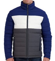 Vestes matelassées réversibles à capuche avec logo personnalisé pour hommes, manteau en duvet matelassé brillant, veste d'hiver surdimensionnée, épaisse et brillante