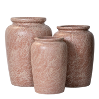 Pot et jardinières en céramique simple de vase de fleur d'OEM conçus pour la décoration extérieure de plancher de table de maison et de jardin fabriquée au Vietnam