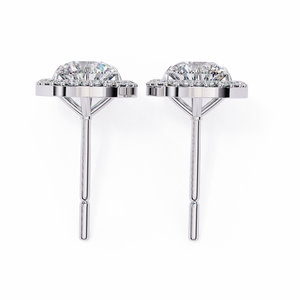Boucles d'oreilles uniques en or 18 carats avec diamant de laboratoire, boucles d'oreilles de qualité supérieure - Product Image 6