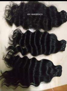 Vague naturelle en vrac et extensions de cheveux humains à vague profonde lâche Bundles Lace Front Perruques d'Inde - Product Image 6