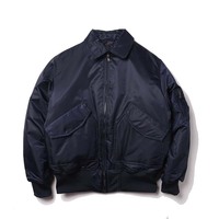Haute qualité Vintage tactique Bomber veste hommes vert noir coupe-vent Style décontracté surdimensionné Baggy grande taille Zip automne veste