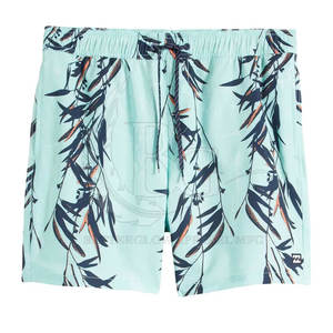 Shorts de bain sur mesure, nouveau style, motif uni, décontracté, couleur personnalisée, teinture unie, coton écologique, service OEM, fabriqué au Pakistan - Product Image 1