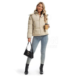 Veste matelassée pour femmes grande taille de haute qualité personnalisable, prix de gros, veste matelassée pour femmes d'hiver, veste matelassée la plus vendue - Product Image 3