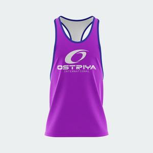 Men Customized Sleeveless Tank Top New Style Fitness Casual Wear With Front Logo <b>Weaving</b> <b>Kitted</b> Material OEM Service - Product Image 6