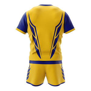 Fabricación de fábrica Diseño único Uniforme de rugby Logotipo personalizado Impreso Uniforme de rugby de secado rápido - Product Image 2
