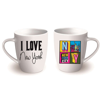 Vente en gros tasse en céramique mer océan plage souvenir tortue tasse à café en céramique