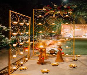 Mur élégant de bougie de décorations d'intérieur d'étape de mariage - Product Image 4