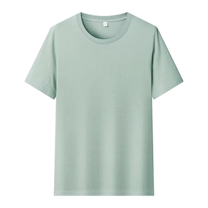 100% coton t-shirts hommes femmes à manches courtes solide mâle femme t-shirts t-shirts col rond t-shirt - Product Image 3