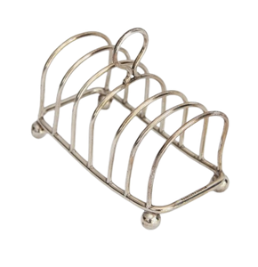 Estante para tostadas de Metal brillante plateado, encimera de cocina hecha a mano, soporte para tostadas de comedor, herramientas de cocina - Product Image 3