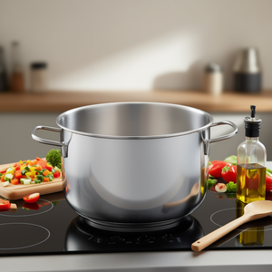 Wok de Acero Inoxidable Metalsomma de 22 cm con Acabado Cromado Pulido 152 PLUS y Características Adicionales - Product Image 3