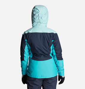 Ensemble de veste de ski et de snowboard XL pour femme Veste de sport de plein air coupe-vent et imperméable avec fermeture à glissière respirante - Product Image 4