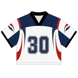 Stylish Sublimated Breathable Plus Size American Club Football Uniforms Fully Customizable Embroidery Team & <b>Fan</b> Jerseys - Product Image 3