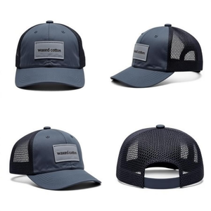 Waxed Five Panel Trucker Mesh <b>Baseball</b> <b>Cap</b> Common Polyester Trucker Hat for Men and Women Foam Mesh Print Hats for Promotional - Product Image 4