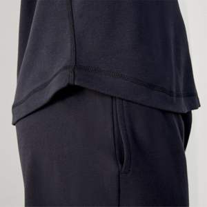 100% coton tricoté gaufré thermique Henley T-Shirts à manches longues Raglan avec effet de lavage à l'acide Design vierge solide - Product Image 4