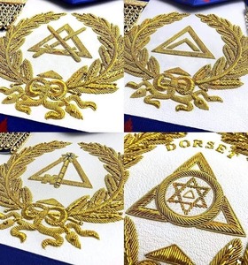 กระเป๋าหนังแท้ Royal Arch Grand Chapter (หนังแกะ) นำเข้า มีให้เลือกทั้งหนังแกะและหนังเทียม ช่องใส่ของด้านหลังและบุนุ่ม - Product Image 6