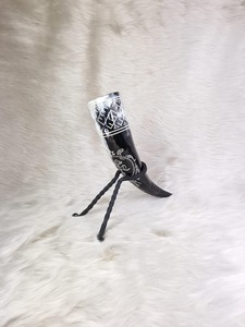 ฮอร์นดื่มแกะสลักจากงานฝีมือรูปพระจันทร์เสี้ยว - Product Image 2