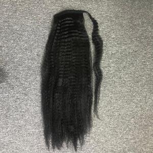 ผมหางม้าผมตรง18นิ้วผมแท้แบบมีเชือกรูดสำหรับต่อผม - Product Image 1