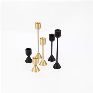 Table nordique moderne mariage chandeliers support métal or luxe bougeoir pour la décoration intérieure - Product Image 3