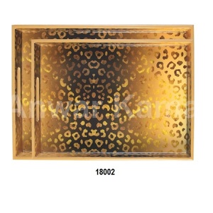 Gran oferta, bandeja de café de forma Rectangular negra mate de la mejor calidad con asa para el hogar, cocina, Hotel y restaurante - Product Image 2