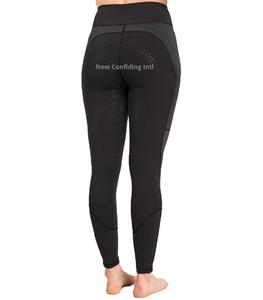 Equipo de equitación de moda Leggings ecuestres elegantes Pantalones de montar populares Medias de equitación OEM con bolsillos para teléfono - Product Image 1