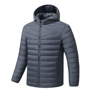 Vente chaude 2025 logo personnalisé Polyester respirant bouffant bulle veste à capuche pour hommes chaud hiver hommes en plein air veste rembourrée - Product Image 3