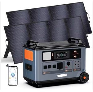 Best Quality PowerMax6000 <b>Solar</b> <b>Generator</b> with 3x400W <b>Panels</b>, 3600Wh LiFePO4 - Product Image 3