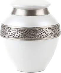 Best Quality Handmade Modern <b>Urns</b> White Color Decorative Ashes Vessels for Male & Female Adult Funeral Burial <b>Urns</b> - Product Image 6