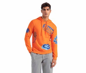 Sweat à capuche graphique Sweatshirt à capuche lourd et surdimensionné Pull à capuche Cordon de tirage Sweat à capuche unisexe Logo personnalisé Sweat à capuche grande taille pour hommes - Product Image 1