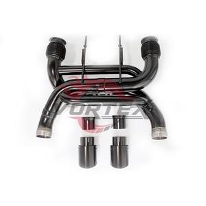 Système d'échappement Catback OEM en acier inoxydable de 1,5 mm d'épaisseur haute performance pour McLaren 720, noir, à flux direct avec section de collecteur - Product Image 6