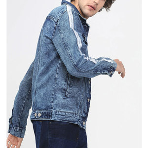 Chaqueta vaquera para hombre de nuevo diseño al por mayor, talla normal, ropa de calle para exteriores, chaqueta vaquera transpirable a la venta con logotipo personalizado - Product Image 4