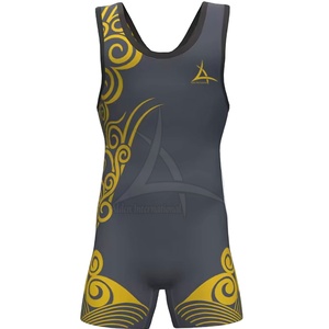 Nueva Llegada, Singletes de Lucha de Alta Calidad en Spandex/Poliéster, Transpirables, Ecológicos, Último Diseño, Venta al Por Mayor - Product Image 1