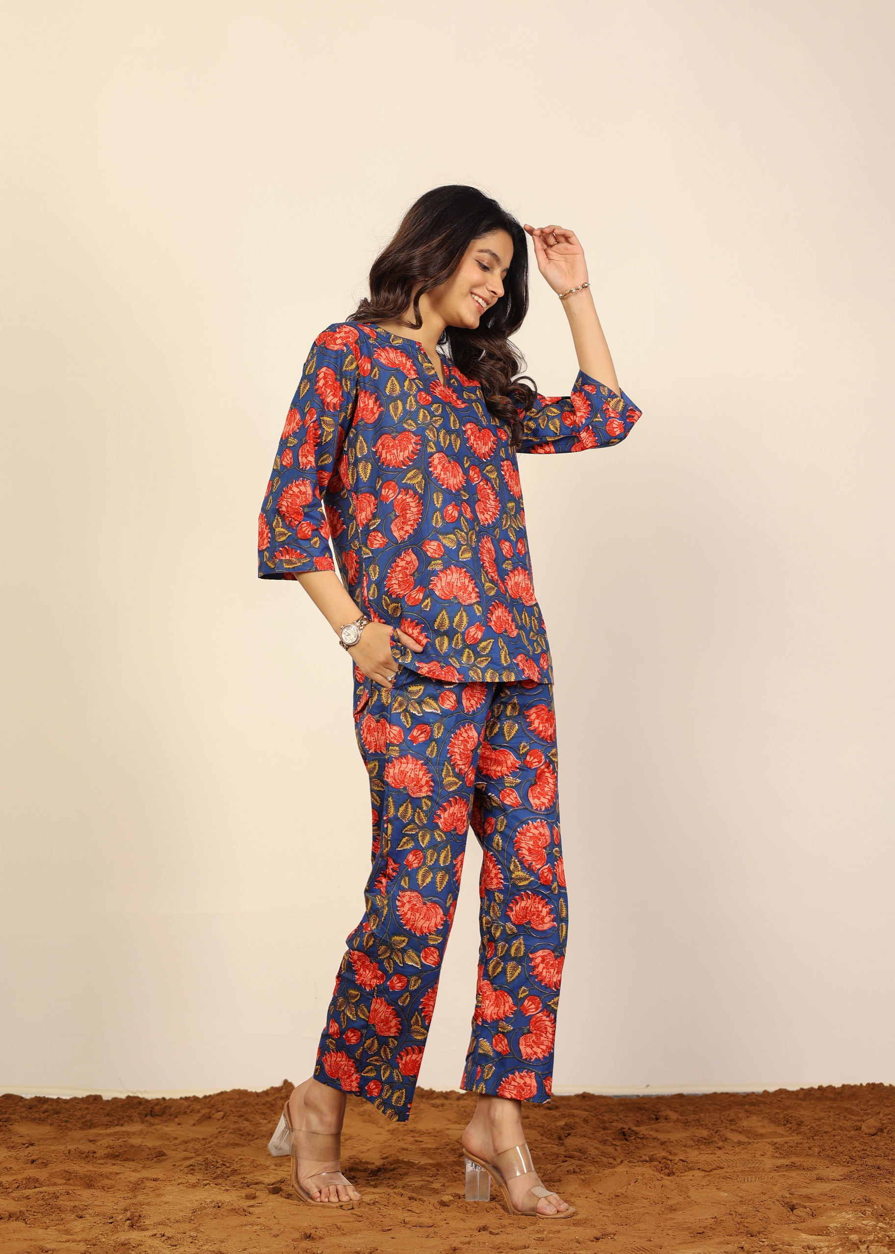 สีฟ้าและหลาย