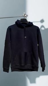 Sudadera con capucha de lana de algodón 100 Heavyeight de 400gsm de gran tamaño para hombre - Product Image 2