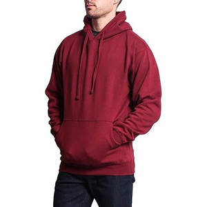 Ropa de diseño de moda Otoño Invierno personalizado Color sólido ropa de calle polar bolsillo de canguro cordón térmico sudaderas con capucha - Product Image 4