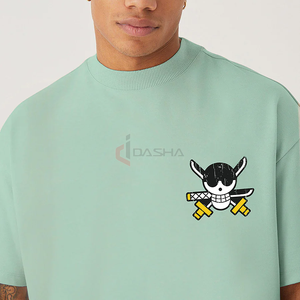 เสื้อยืดผ้าฝ้ายโอเวอร์ไซส์พิเศษขนาด100% พิมพ์ลายปักโลโก้ตามสั่งพิมพ์ลายไซส์2XL - Product Image 3