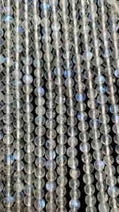 Cuentas de Piedra Lunar Azul Fuego de Alta Calidad, Piedra Natural con Diseño de Bola de Piedra Lunar Azul, Gemas Mehrajudin para la Fabricación de Joyas - Product Image 3