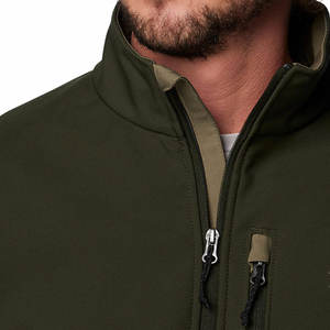 Chaqueta Softshell Informal Personalizada para Hombre, Cortavientos con Cremallera, Abrigos de Forro Polar para Senderismo, Chaquetas de Invierno para Hombre - Product Image 4