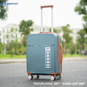 Precio asequible 887 Pp Maletas Aleación de aluminio Manija Maleta Aluminio Logotipo personalizado Equipaje Juegos Colgado Phat Hecho en Vietnam - Product Image 2