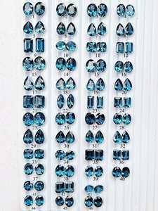 Exclusivo Topacio Azul de Londres de grado superior de alta calidad de piedras preciosas sueltas naturales de aspecto increíble y forma para la fabricación de joyas de lujo de piedras preciosas - Product Image 2