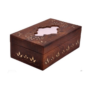 Factory Customization Handmade <b>Napkin</b> Holder Decorative Tabletop Fancy <b>Napkin</b> <b>Dispenser</b> Wooden Tissue Box - Product Image 5