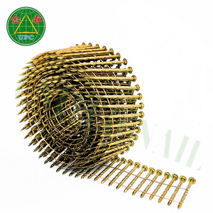 Clavos de bobina lisos/Vástago de tornillo de acero para proyectos al aire libre Acabado de tamaño personalizado y precios competitivos para pistola de aire de Vietnam - Product Image 1