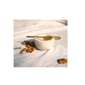 Caja de mantequilla redonda de mármol sólido blanco, cuenco de mármol para uso diario en hoteles y restaurantes domésticos - Product Image 5