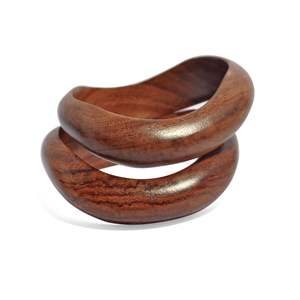 Bracelets ethniques élégants en bois – Étanche, couleurs et tailles personnalisables pour festivals, célébrations culturelles et cadeaux d'affaires - Product Image 1