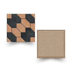 Baldosas de Cerámica Rústicas de 400x400 para Pisos Exteriores, para Uso en Escuelas, Centros Comerciales y Apartamentos - Product Image 1