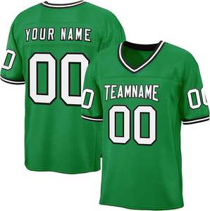 OEM & ODM Sublimation Impression Personnalisée Pro Team Football Jersey Sportswear Respirant Manches Courtes Doux Extensible Vente en Gros - Product Image 5